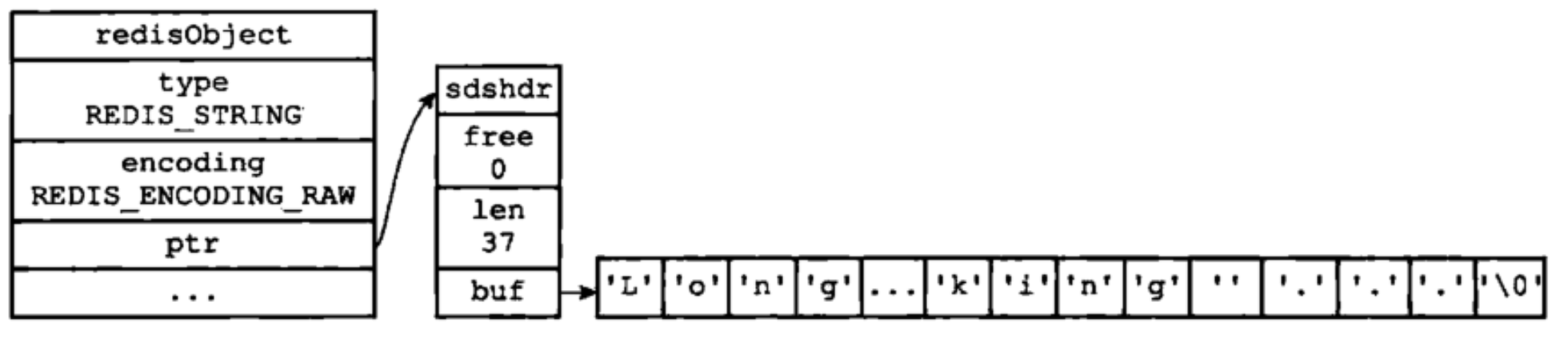 raw编码的字符串对象